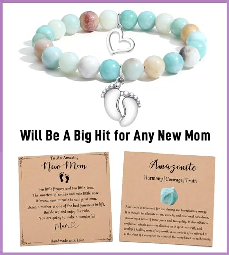 TONY-SANDY-New-Mom-Gifts-First-Time-Mom-Gifts-Womens-Bracelets-for-New-Mom-Mommy-Mama-Mom-to-Be-Gifts-for-1st-Time-Mom-Mothers-Day-Birthday-Christmas-Gifts-for-New-Mom-Stocking-Stuffers
