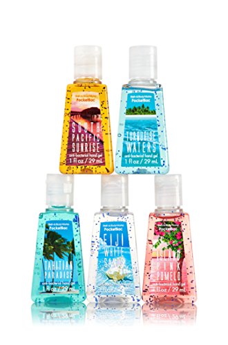 Bath & Body Works PocketBac Hand Sanitizer Meet Me in Tahiti 5pc Bundle