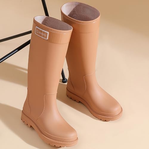 Gummistiefel Damen Hoch Wasserdicht Regenstiefel Arbeitsstiefel Schlupfstiefel Regenschuhe Rain Boots Rutschfeste Gummistiefeletten Garten Stiefel Sicherheitsstiefel Berufsstiefel Angelstiefel