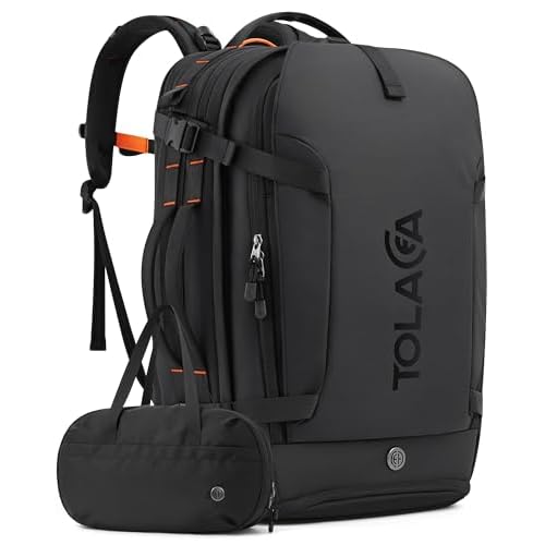 Tolaccea TSA-Friendly 40-45L Travel Laptop Backpack