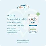 DOG FIT by PreThis® VITAL Gastro | Für eine harmonische Verdauung beim Hund | Mit Topinambur, Ashwagandha & Neem – inspiriert von der Ayurveda | Vegan, ohne Zusätze | 80 g