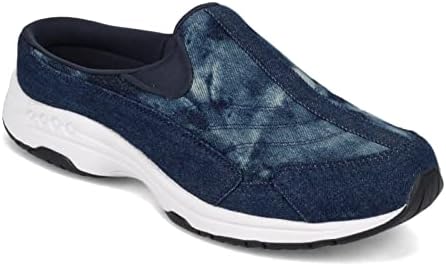Easy Spirit Women's TRAVELTIME514 Mule, Denim Tie Dye, 7.5 | Image 3