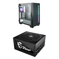 MSI MAG VAMPIRIC 300R Midnight Green Mid-Tower PC Gehäuse + MPG A750GF PC-Netzteil