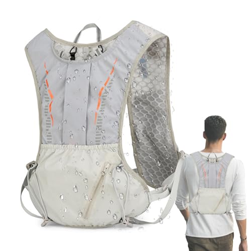 Mochila Impermeable - Mochila De Viaje Reflectante,Mochila De Hidratación Impermeable De Gran Capacidad Para Correr Camping Ciclismo