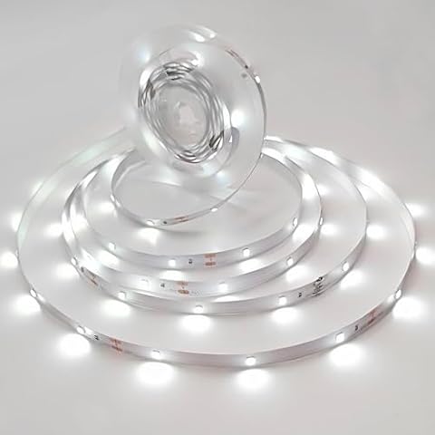 ZSLAIFU White LED Strip Light 9.84FT 5V USB Light Powered Flexible SMD2835 Tape Lights for Bedroom, TV Backlight, Kitchen, Mirror, Home Decoration Cover