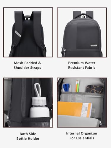 Image of Lavie Sport 31L Alpha | 19 Inch | Fits Upto 15 Inch Laptop Backpack | Laptop Compatiable | College Bag | For Men & Women