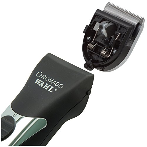 WAHL Professional Animal Chromado Lithium Pet, Dog, Cat, & Horse Corded/Cordless Clipper Kit, Black & Silver (#41871… - Image 4