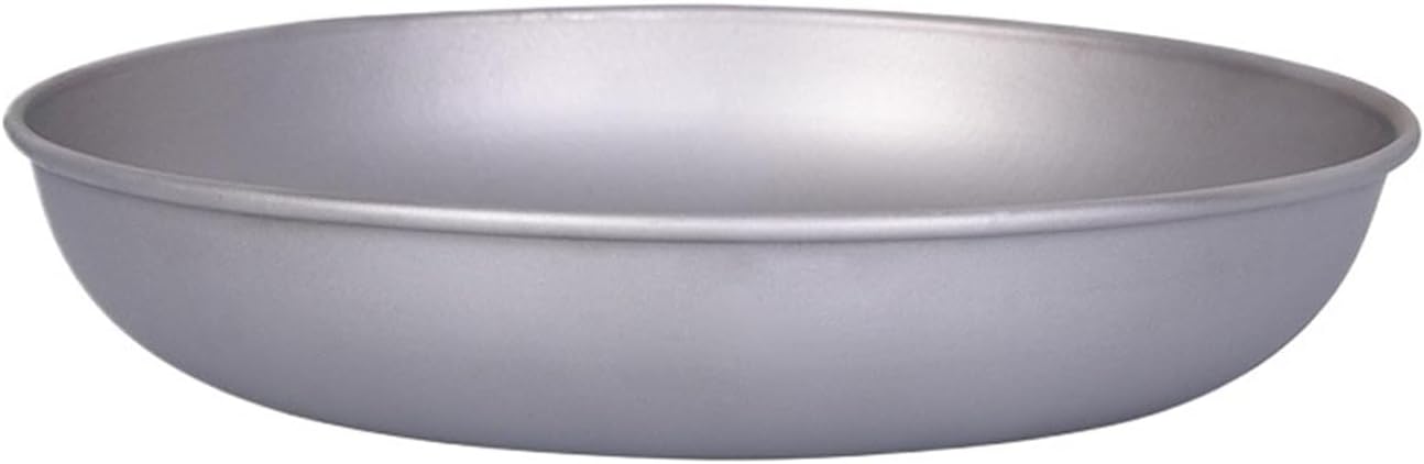 Titanium Plates Dishes Saucer Dinner Set Outdoor Camping Home Small Pan Metal Tableware for Food Fruit Sauce