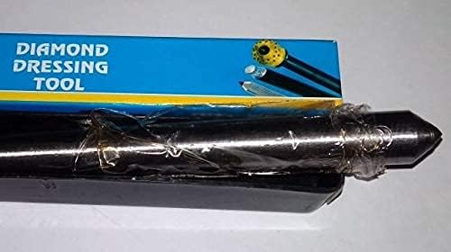 Diamond Dresser Single Point Grinding Wheel Dresser 0.50 Carat Tapered Point Dressing Tool 1/2 Inch x 6 Inch for Bench Grinders and Precision Wheel Truing