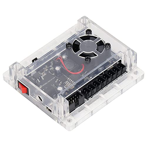 Placa de control GRBL 1.1 mejorada con ventilador de refrigeración conexión USB controlador fuera de línea para máquina de grabado CNC 1610/2418/3018 DIY 3 ejes