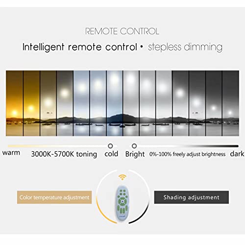 AXFALO Plafoniera LED 36W, plafoniera circolare