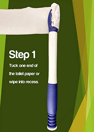 Self-Assist Toilet Medical Aids for Range of Motion Assistance - Long Reach - for Comfort Wipe (Color May Vary) by BodyHealt