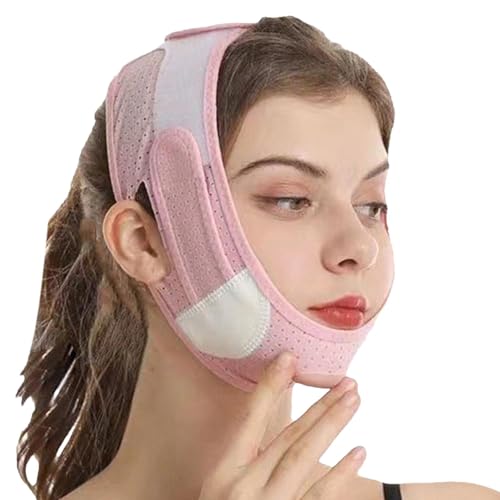 Moreeulsi 2 cinturones reutilizables de 60 cm, cinturón de elevación facial, eliminador de doble mentón, cinturón de elevación facial, correa de barbilla en V, cinturón de elevación de líneas en V