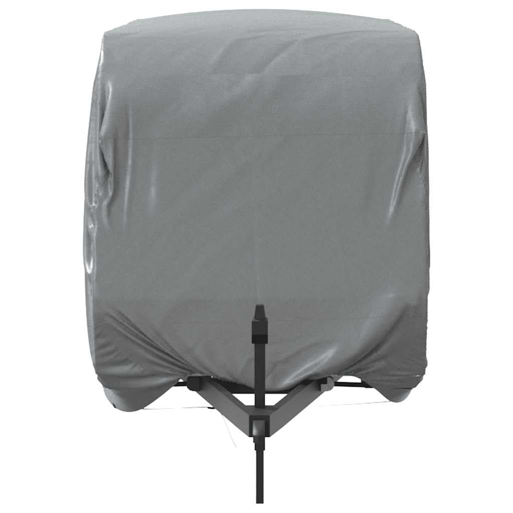 Mangloder - Funda protectora para caravana, color gris, 610 x 250 x 220 cm, impermeable, transpirable, resistente a la intemperie, resistente a los rayos UV, para exteriores, interiores, lluvia, nieve
