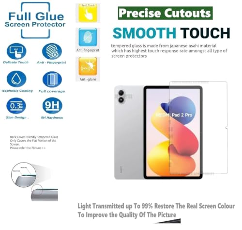 Image of Tempered Glass Screen Protector for Redmi Pad 2 Pro 12.1 inch 2026 Tablet