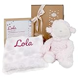 Mabybox Personalizada para recién Nacido - My Farm de Mababy - Manta de espirales Personalizada con el Nombre del Bebé, Peluche Ovejita Extra Suave - Set Regalo para Bebé. (Rosa) Mabybox Personalizada para recién Nacido - My Farm de Mababy - Manta de espirales Personalizada con el Nombre del Bebé, Peluche Ovejita Extra Suave - Set Regalo para Bebé. (Rosa)