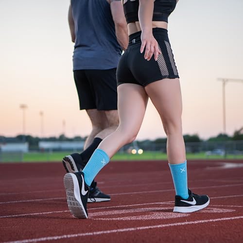 Image of Odd Sox - Basix Heather Athletic Crew Socks - Knit Cotton Cushioned Breathable Arch Support - Unisex Sizing