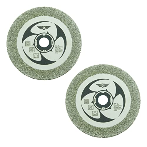 Price comparison product image 2 x TopsTools CS76D_2A 76mm 10mm Bore Diamond Tipped Saw Blades Compatible with Bosch GWS 12 V-76 Milwaukee M12FCOT PARKSIDE PWSA 12-lI Worx WX424 300W WA5030 WA5031 WA5032 WA5033