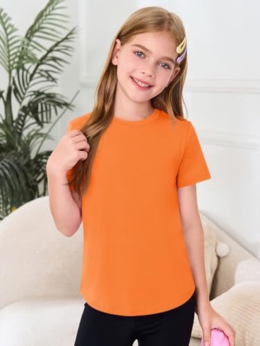 Image of Haloumoning Girls Short Sleeve T Shirts 5-14 Years