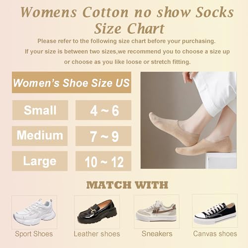 Image of Womens Ankle Socks Cotton No-Show Comfortable Low-Cut Liner Kraft Paper Gift Box