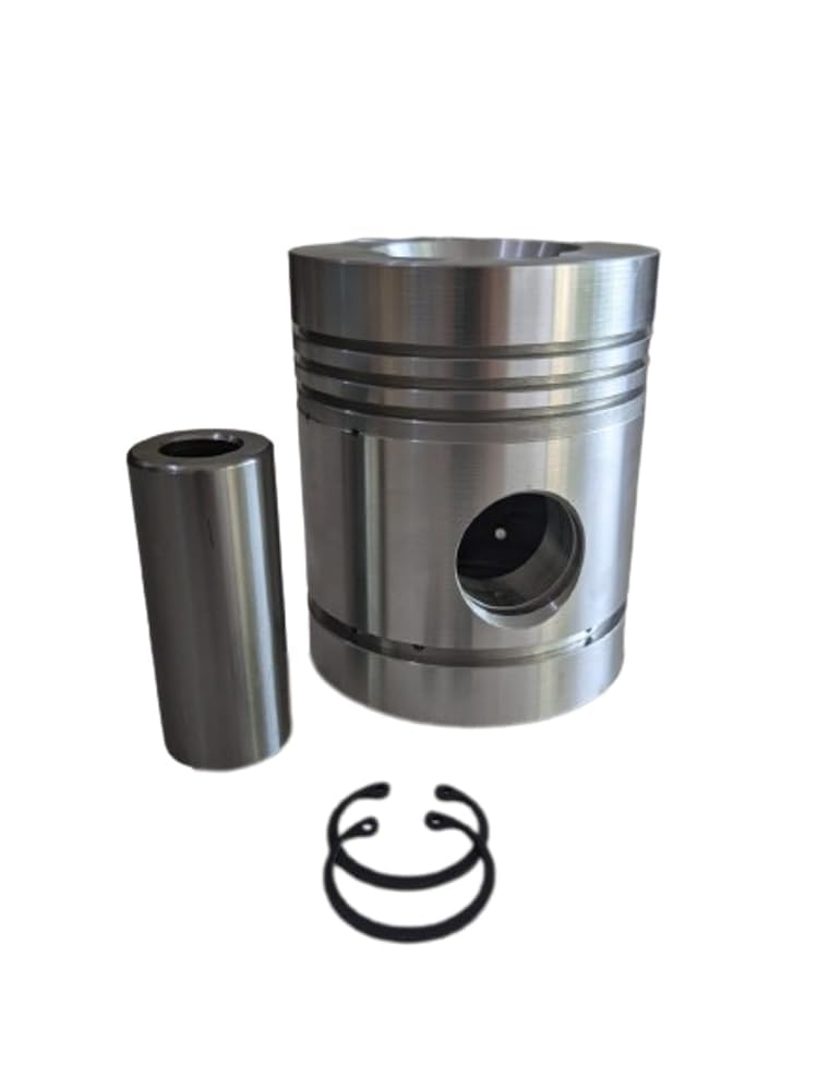 Aluminum comet - 85 Mm Diesel Engine Piston Set with Pin and Lock - K Type (Suitable for Car & Bike Engine)