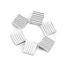 Heat Sinks 12Pcs Heatsink Cooler Aluminum Heatsink Module Cooler Fin 14mm x 14mm x 6mm Cooler Heat Sink with Adhesive Glue on Back