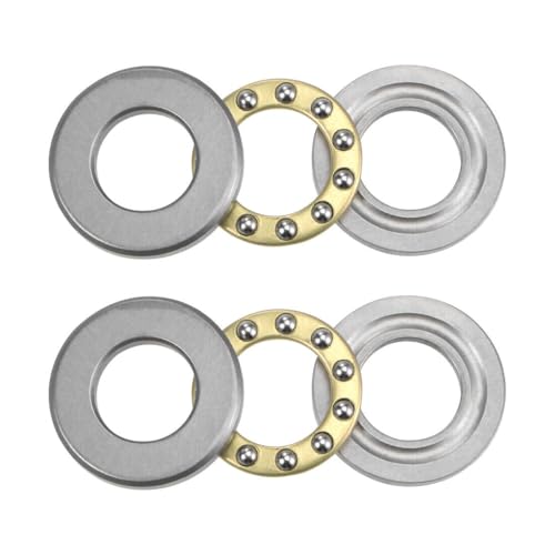 Tool Parts and Accessories F12-23M Miniature Thrust Ball Bearing 12x23x7.5mm Chrome Steel with Washer 2Pcs (#CN-140824-04282)