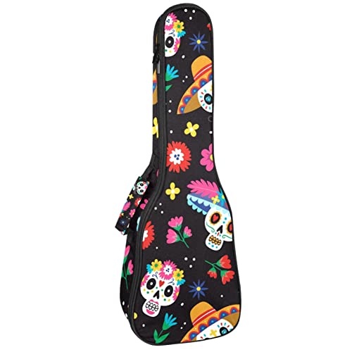 Sac rembourré 10 mm ukulélé concert protection robuste contre les chocs