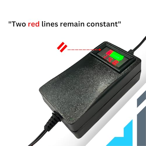 Image of Callsa 12v Display Percentage Battery Charger for, Bike, Electric Vehicle, 7ah SMPS Battery chargar, 12v 2amp Battery Charger (Black)