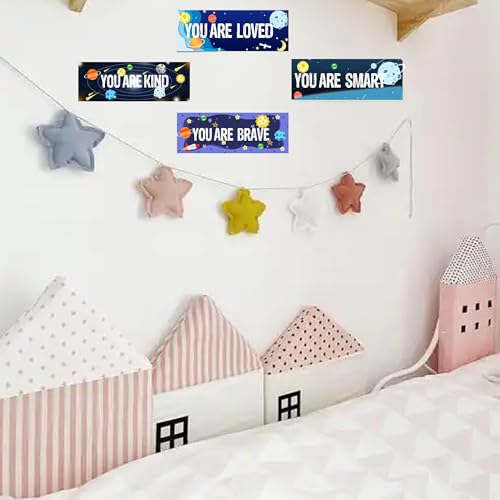 Vinilos decorativos con frases motivacionales 11x4 pulgadas set 4 miniatura 2