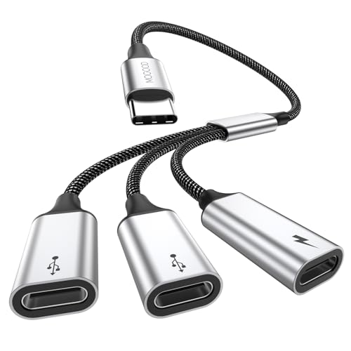 Câble en Y USB C mâle vers 3 USB-C pour organiser votre bureau et charger vos appareils