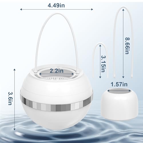 Nusogon ZH-GLQ-WH Tub Filter For Bathtub, Bath Ball Filter For Tub Faucet thumb #4