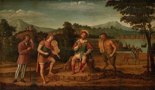 Affiches et Gravures Le Jugement de Midas Cima Da Conegliano Toile Premium de Peinture