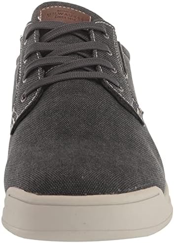 Nunn Bush Men's KORE Tour Canvas Plain Toe Oxford Athletic Style Sneaker Lace Up, Grey, 10 | Image 1