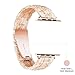 Light Apple Watch Band-Fashion Resin Apple Watch Series 9 8 band, iWacth Bands, Apple Watch Bands 40mm for Women, Compatible with Apple Watch Series 9 8 7 SE 6 (Silky white in oak 42mm/44mm/45mm/49mm)