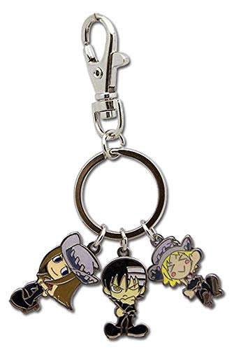 Great Eastern Entertainment Soul Eater Death The Kid & The Thompson Sister SD Metal Keychain