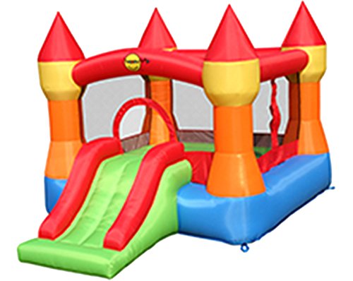Happy Hop - Bj9017n - Toboggan - Castle Bouncer With Slide
