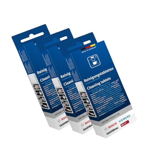 Bosch - Pastillas de limpieza para máquinas de café