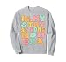 In My Stay At Home Mom Era Retro Groovy Stay At Home Mom Sweatshirt