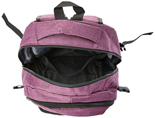 Mochila Executiva, Poliester, Feminina, Roxa