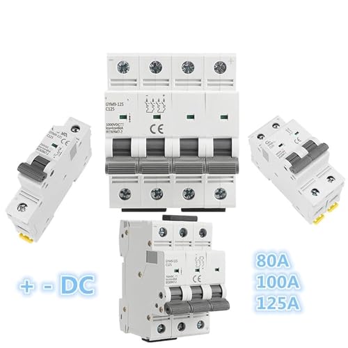 Disjoncteur DC 125A haute performance GYM9-125 mini Din