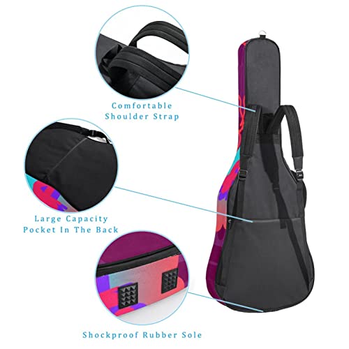 Housse de transport étanche pour guitare avec bandoulière réglable Motif alphabet graffiti, Multicolore 01., 42.9×16.9×4… - Les Beatles, Paul McCartney, John Lennon, RIngo Starr, George Harrison Housse de transport étanche pour guitare avec bandoulière réglable Motif alphabet graffiti, Multicolore 01., 42.9x16.9x4… – Image 4