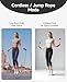 ACHDOFITS 2-in-1 Jump Rope: Weighted & Cordless for Home, Real Rope for Outdoor - Smart LED Counter, Adjustable & Rechargeable for Adult Cardio