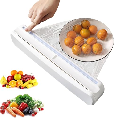 ENJOYCOO Cling Film Dispenser with Slide Cutter