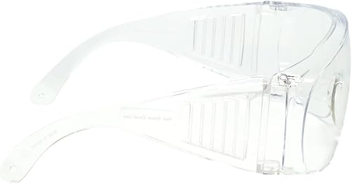 Miniatura 9 de Calabria 1003 - Gafas de seguridad de ajuste grande para hombres y mujeres, para hombres y mujeres, envolventes, tintados, antiniebla, arañazos y