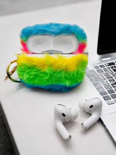 Image of SE HUB Earphone Case Cover Compatible with AirPods Case Cover | Soft Fur Skin Buds Full Protection Cover