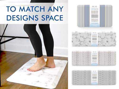 Klay Home AFSM2039-003-WHT Kitchen Mats For Floor Anti Fatigue, 3/4 Inch Thick 100% Pu Memory Foam Kitchen Mat thumb #6