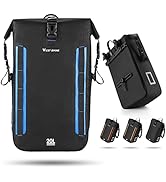 CHIMONA Fahrradtaschen für Gepäckträger voll Wasserdicht, 20L Fahrrad Gepäckträgertaschen mit Ref...