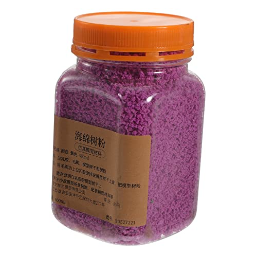 Happyyami 400ml Artificial Sponge Tree Powder No Daily Care Realistic Super Moss Scatter Ideal for Miniature Garden Model Train Layouts and DIY Scenery