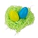 TRIXES Paquete de 12 Coloridos Huevos de Pascua Vacíos para Llenar de...